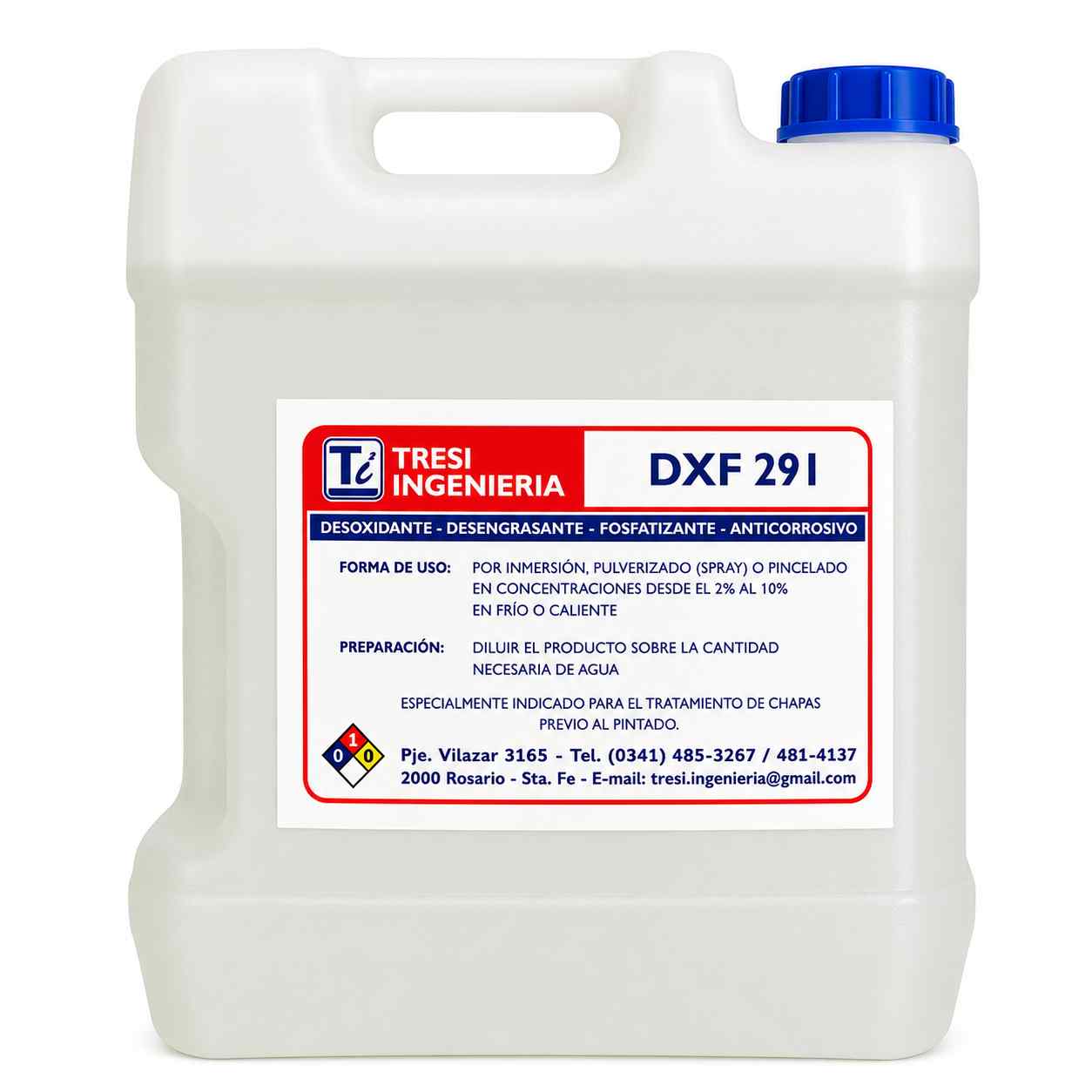 DXF 291 fosfatizante industrial